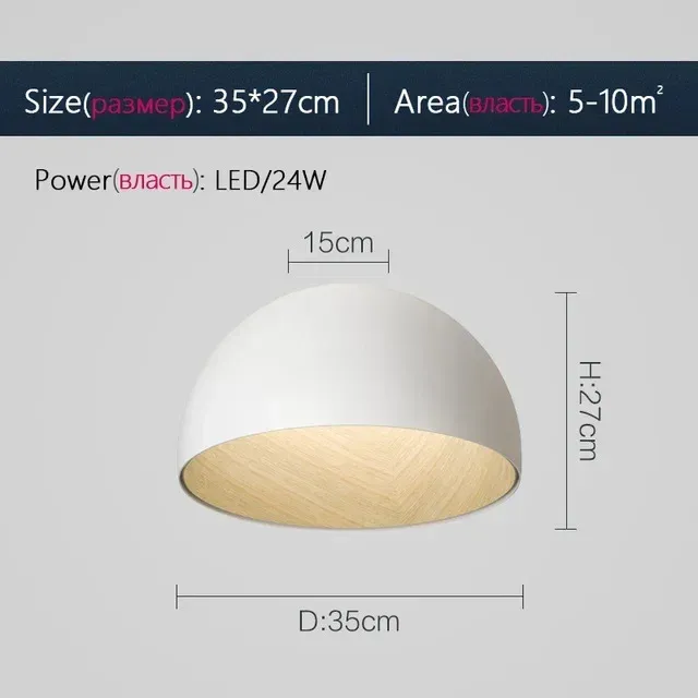 Luz fria (6000k) um dia35 cm branco