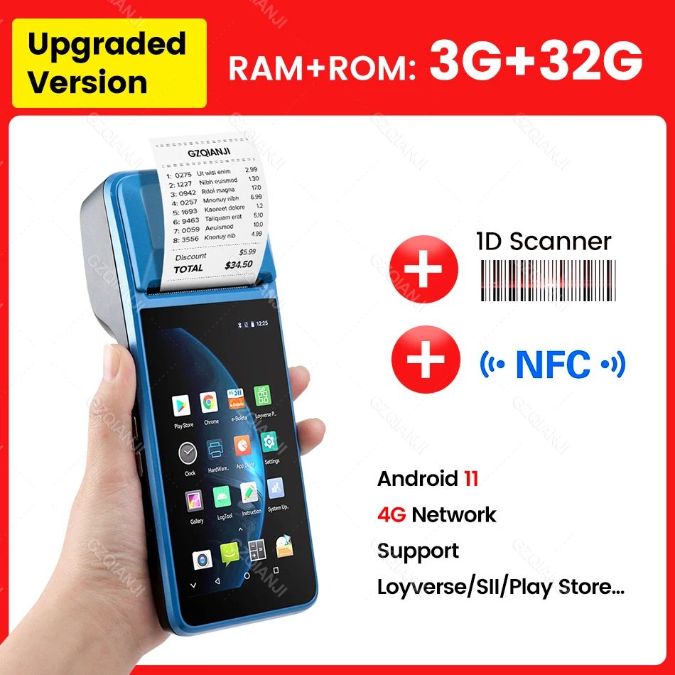 3G 32G NFC Scanner-Us