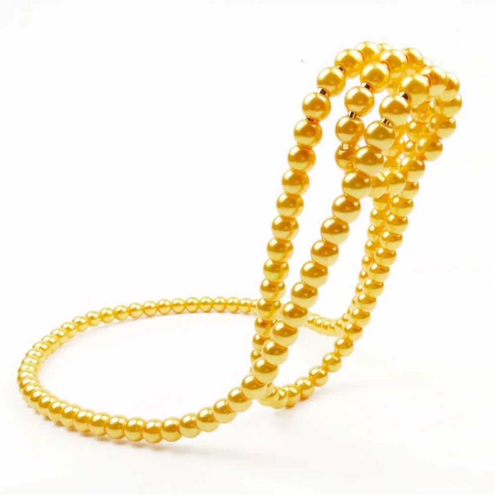 Золотое жемчужное ожерелье