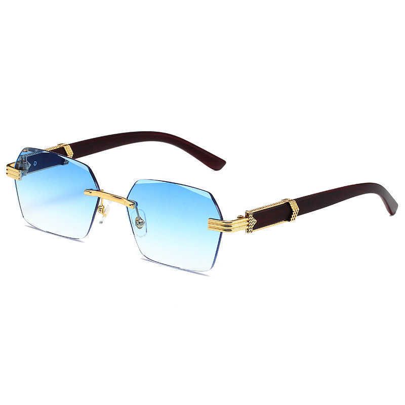 Gold Frame Blue