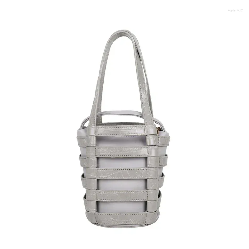 Grey handbag