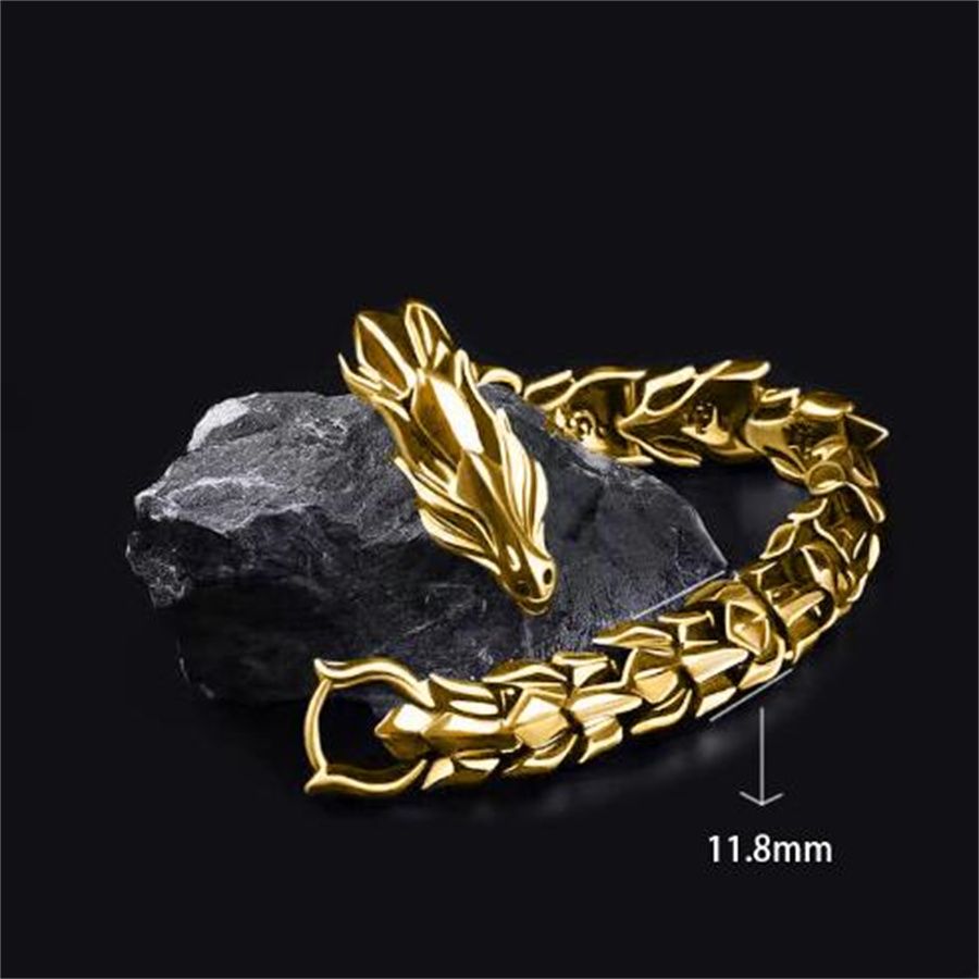 (11,8 mm di larghezza) Bracciale d'oro: 19 cm