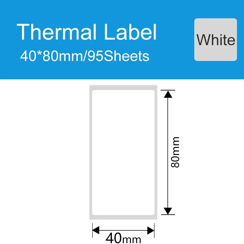 2 Rolls 40x80mm.