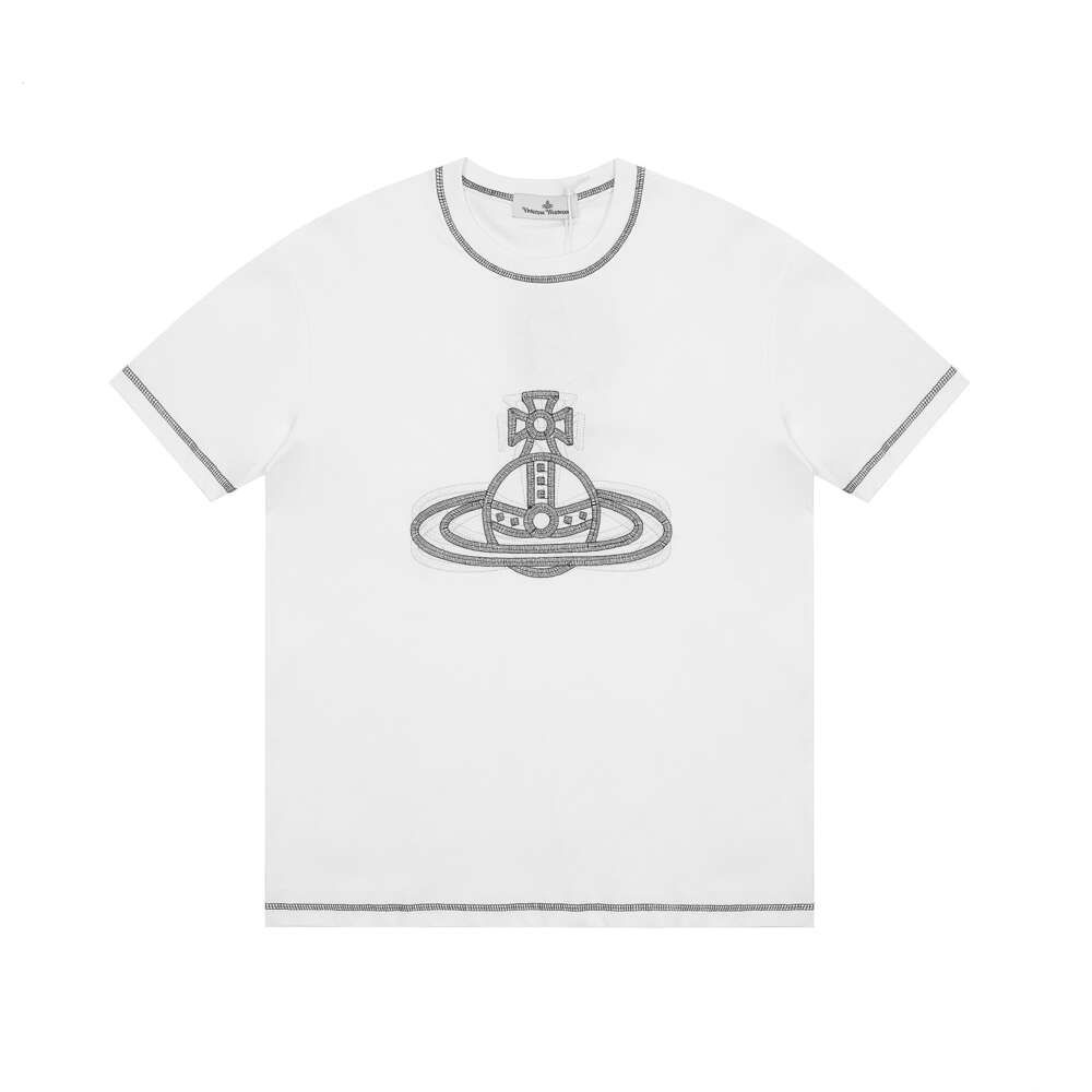 Vivi08 (white Saturn Embroidery Print)