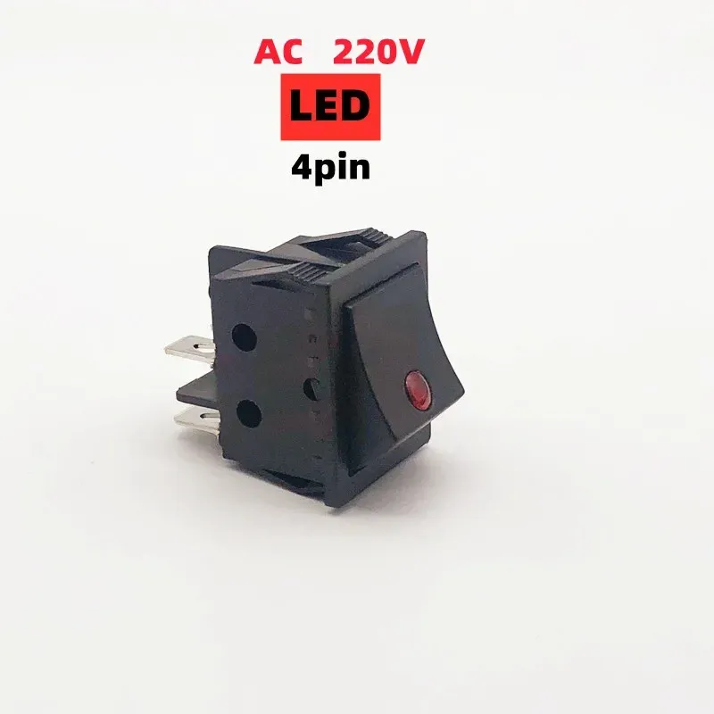 4pcs Red AC 220V4