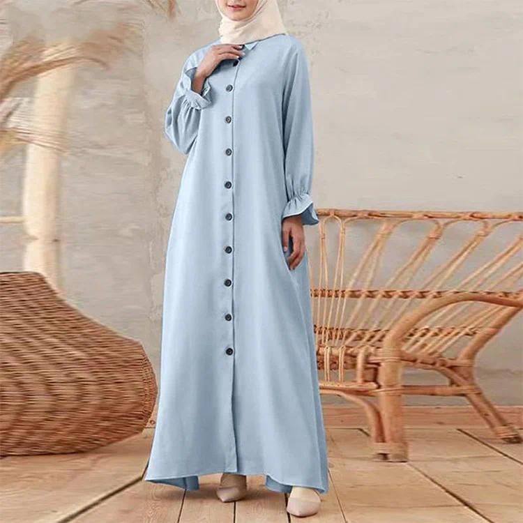 4XL Sky Blue No Hijab