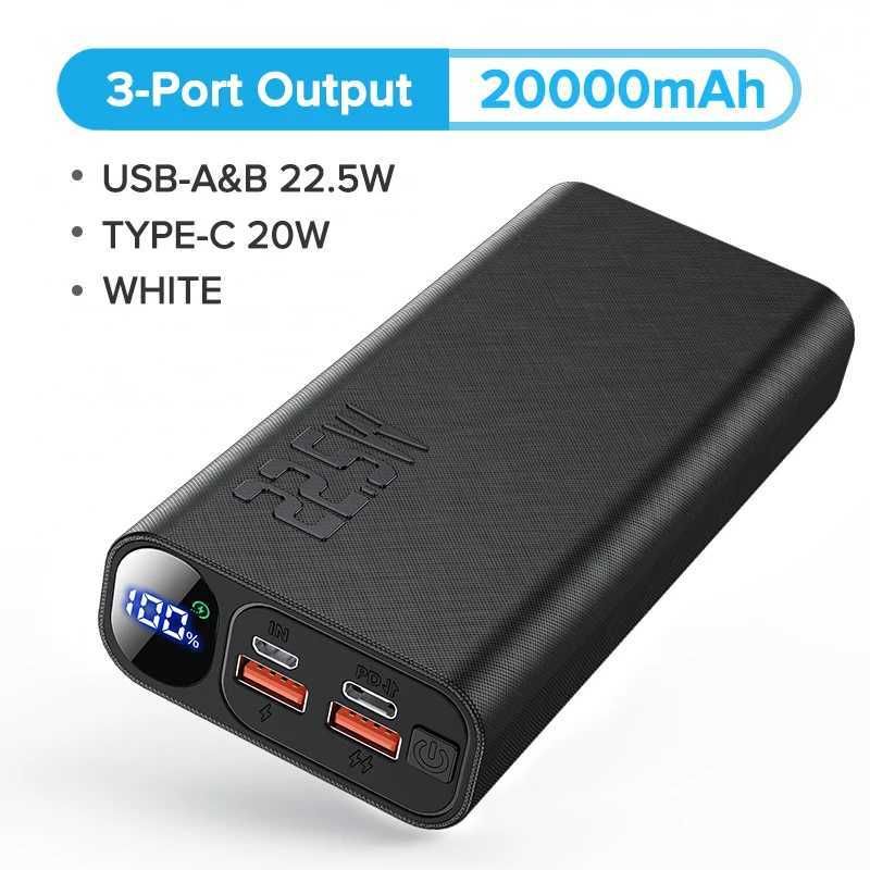 20000mah Schwarz