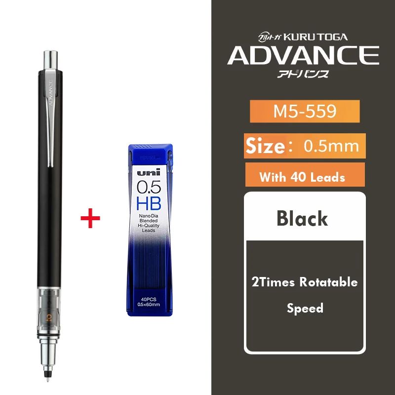 Colore: 1 Black 1lead 0,5 mm