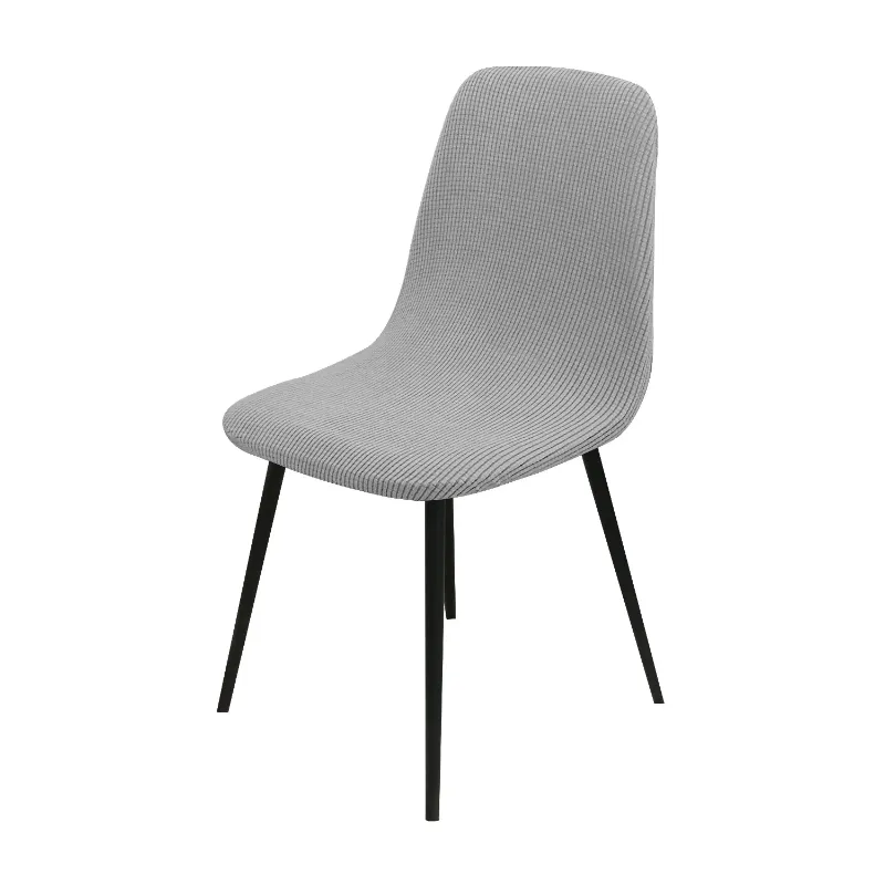 Couverture de chaise de 1 pc gris clair
