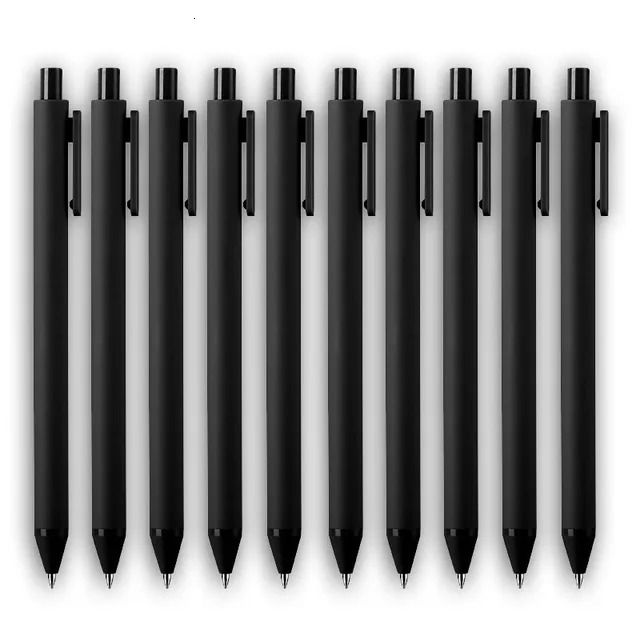 10pcs stylo noir