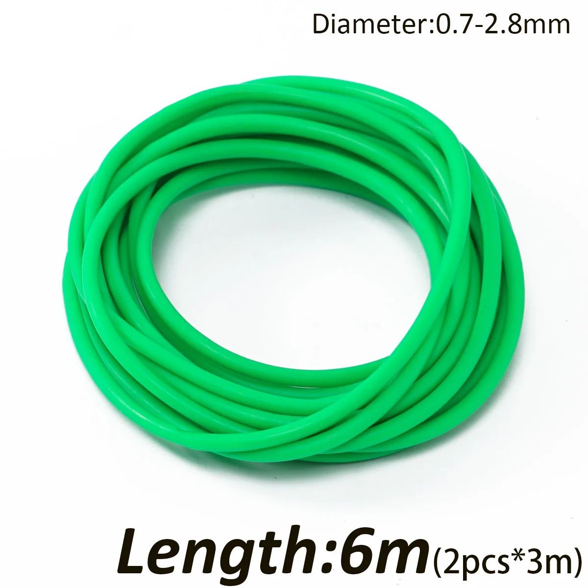 Color:6m Green 2.8-0.7mm