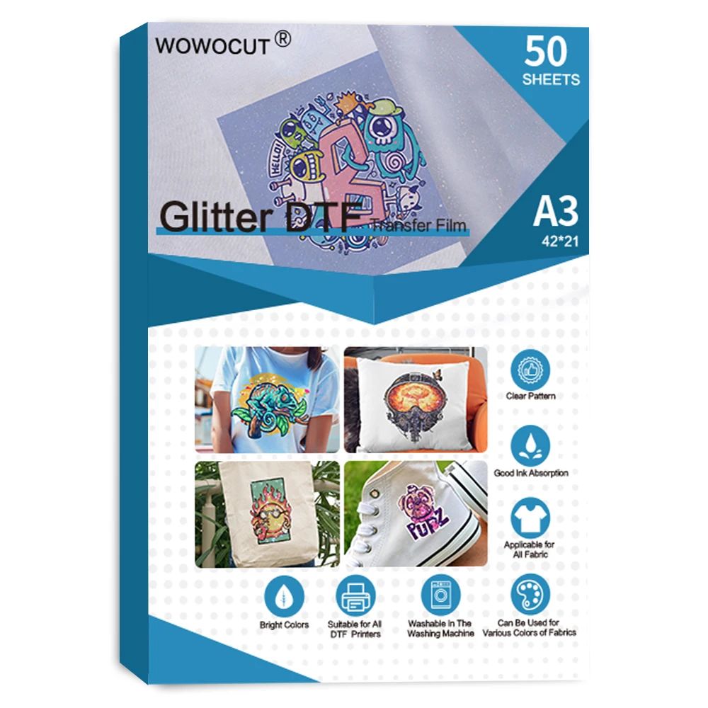 Färg: 50 PCS-A3-glitter