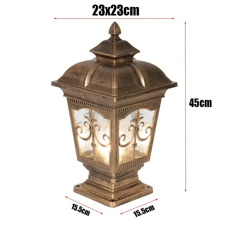 CHINA Without E27 bulb large-Bronze