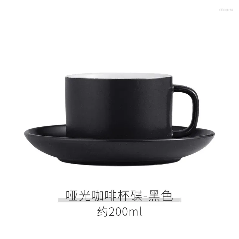 Cup And Saucer Black