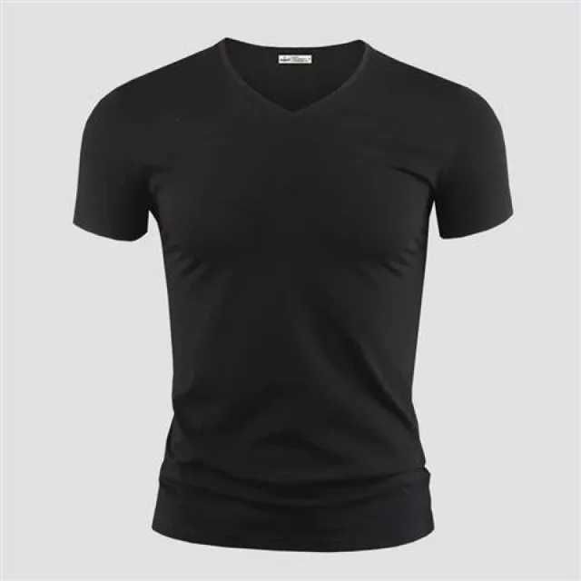 Black Color Vneck