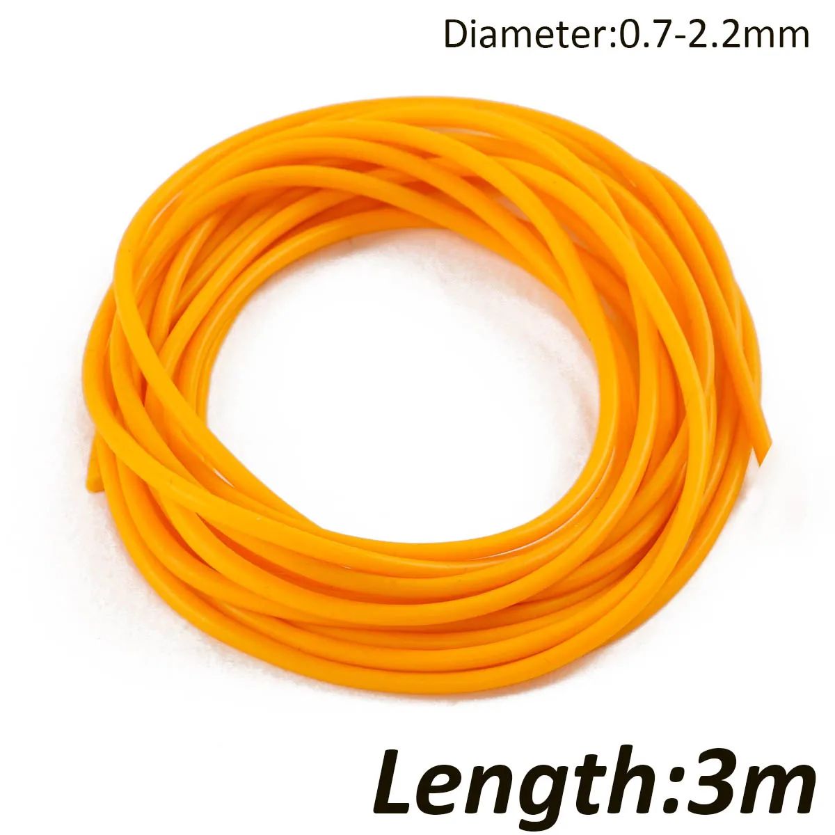 Color:3m Orange 2.2-0.7mm