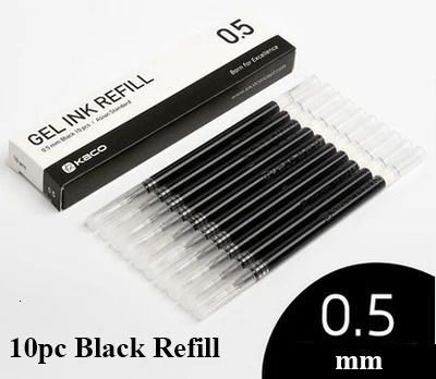 10pcs encre noire