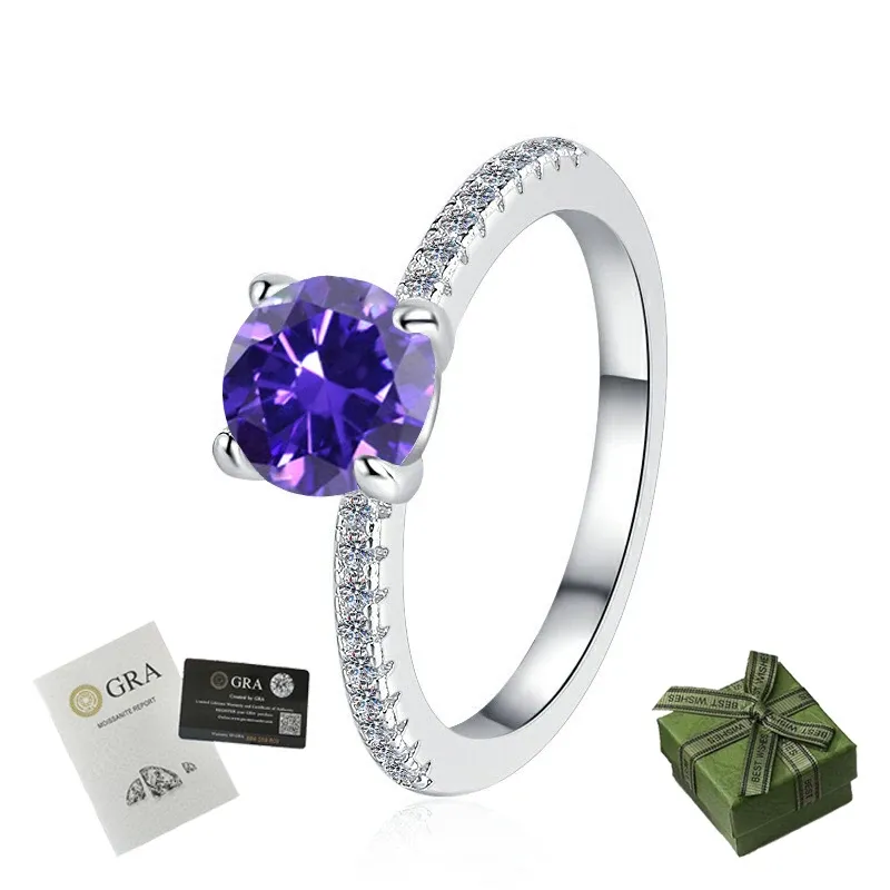 1 CT Moissanite Violet (JZ0056)