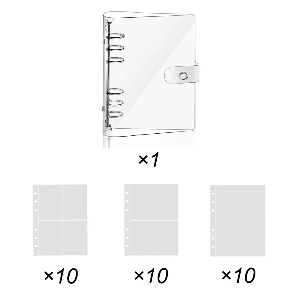 色：Clear A5Size：30pcsの補充を追加します