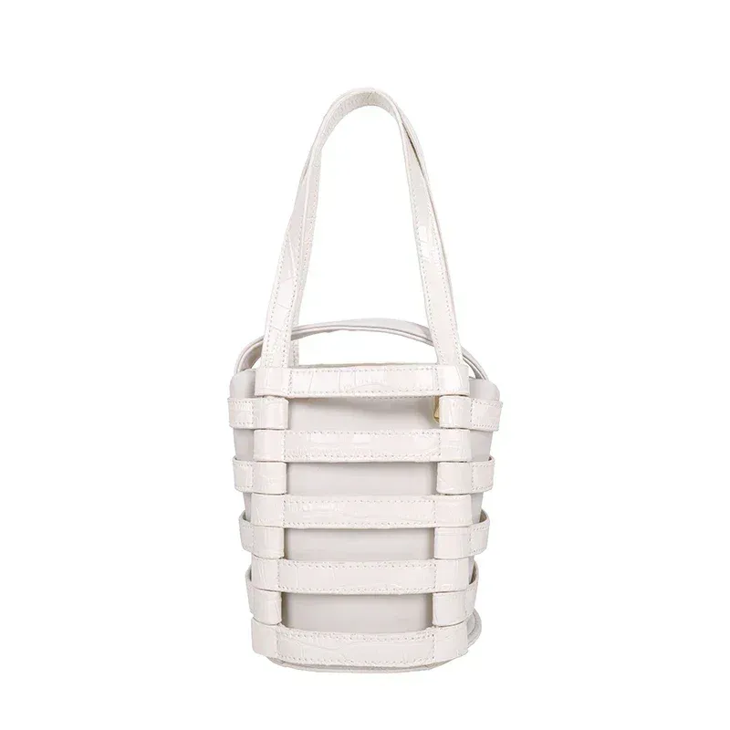 White handbag