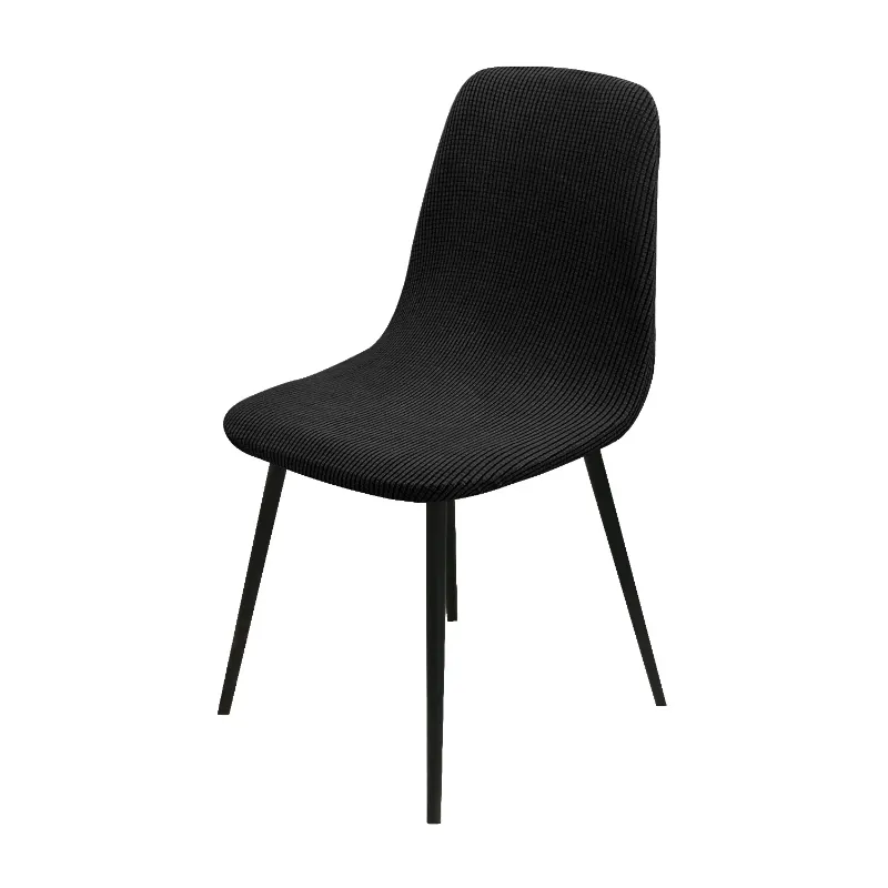 Couverture de chaise noire 1pcs