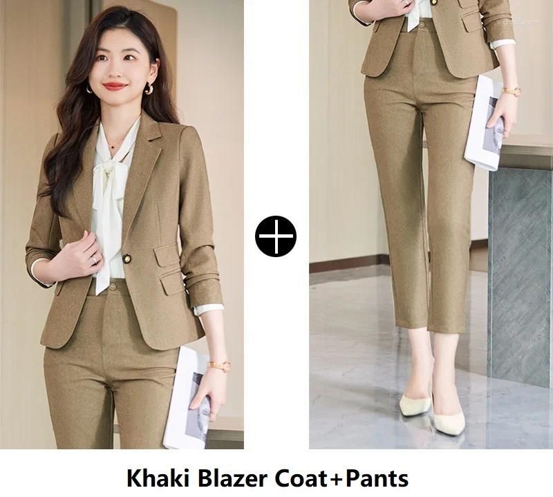 Khaki Pantsuits