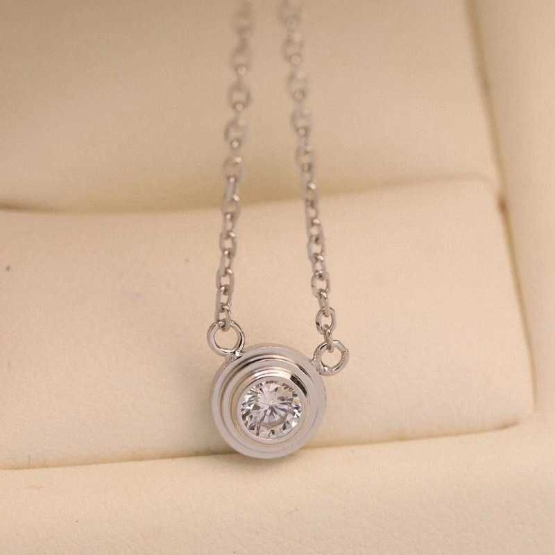 Ufo Bubble Necklace Platinum