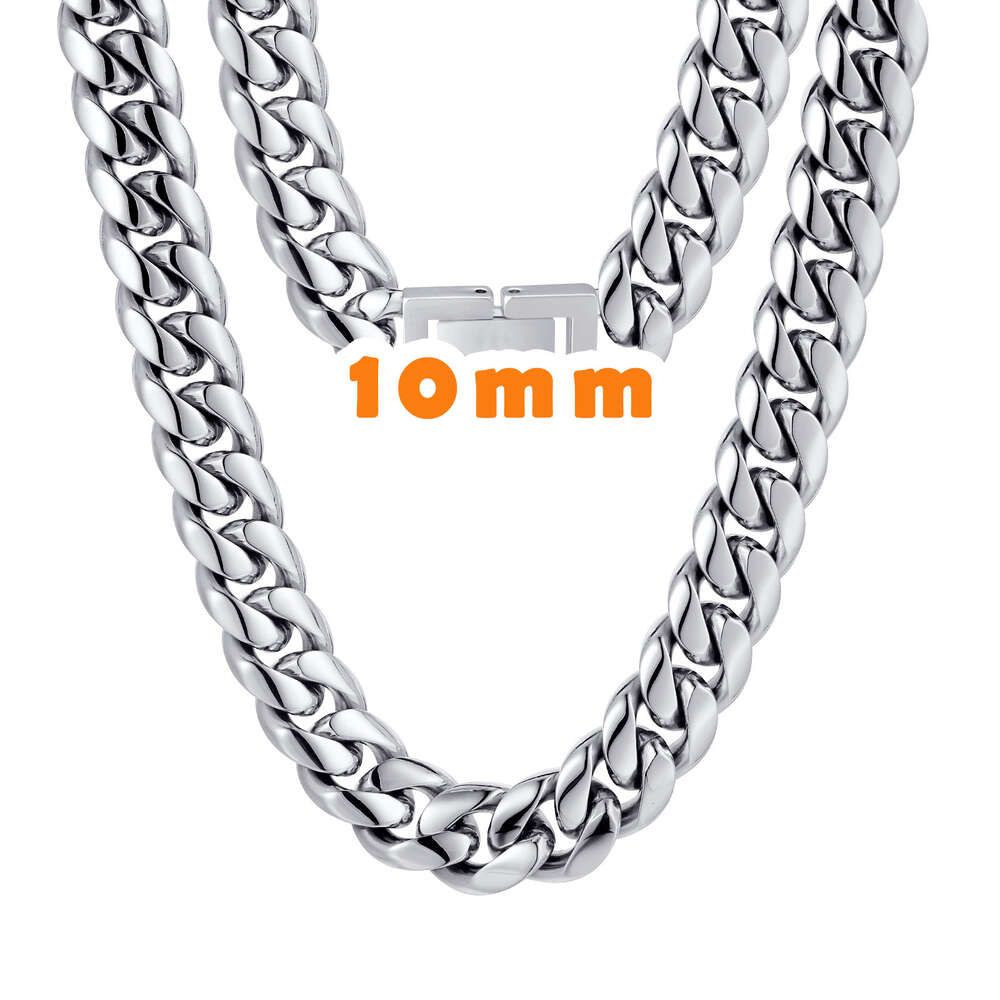 Collar de plata de 10 mm, 22 pulgadas