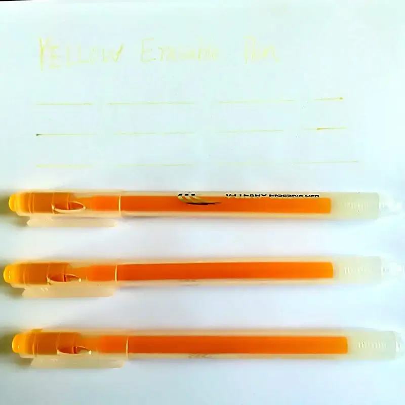 3 pcs Yellow Pen