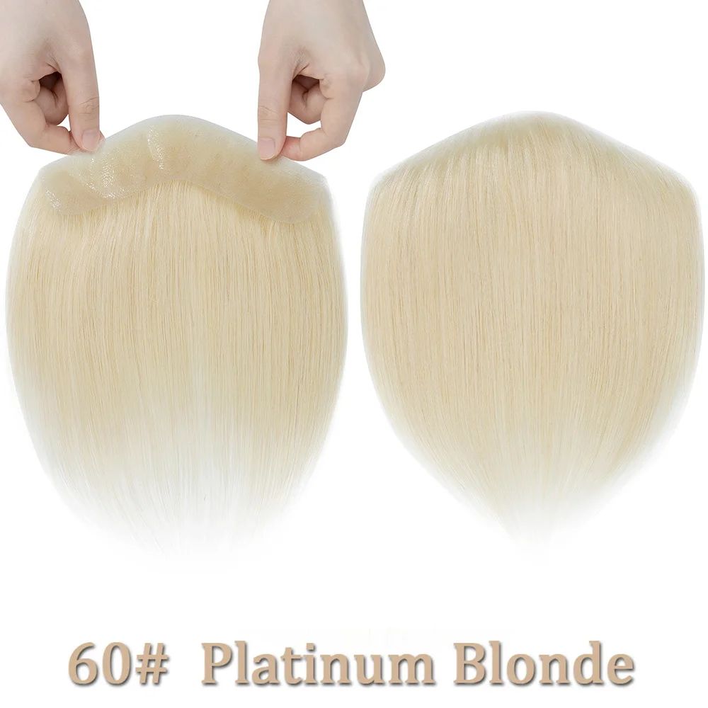 Toupee Color:60 Platinum Blonde