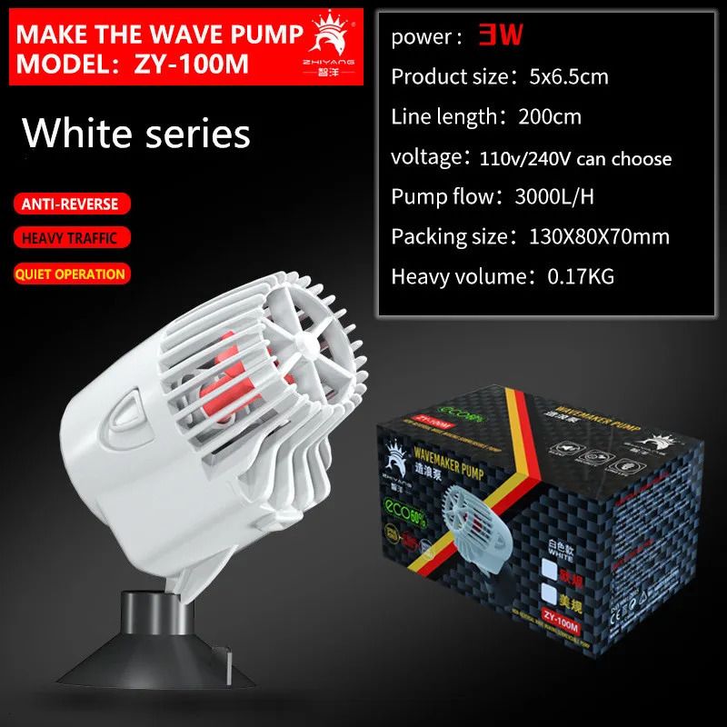 Zy-100m 3w White-Au Plug 220v 50hz