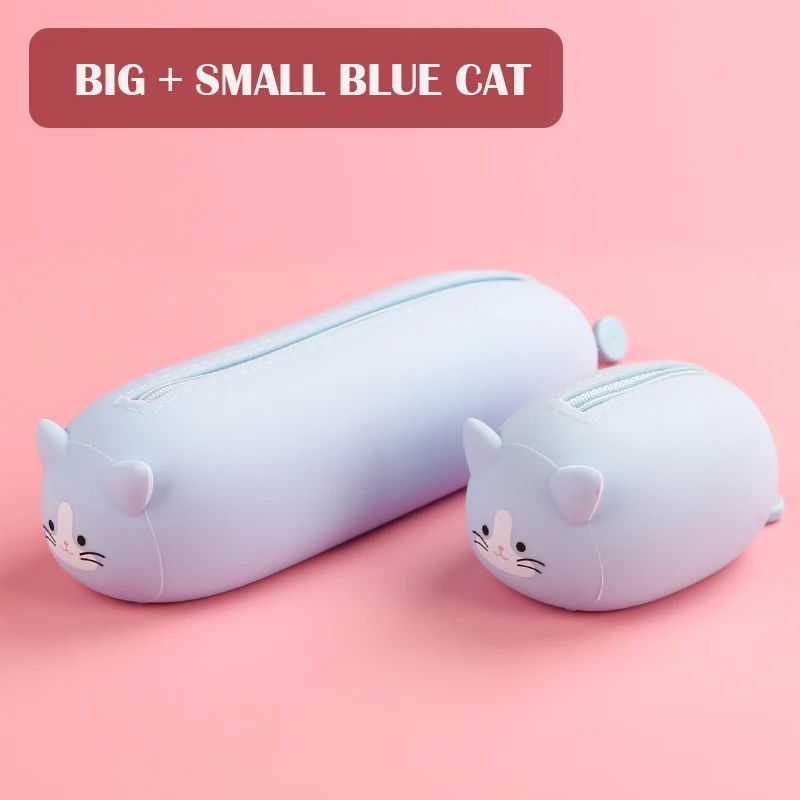 Цвет: большой маленький синий кот