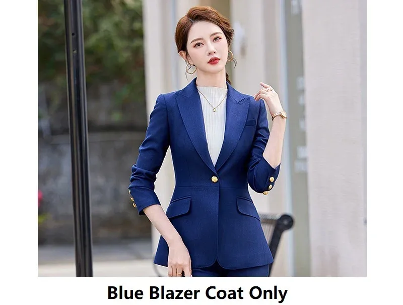 Blue Blazer Coat