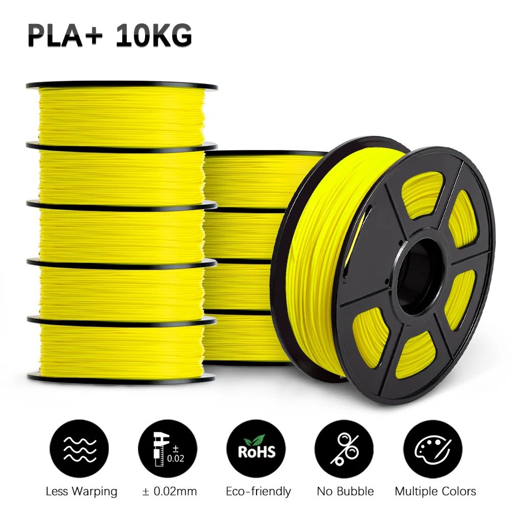 Color:PLA PLUS Yellow 10