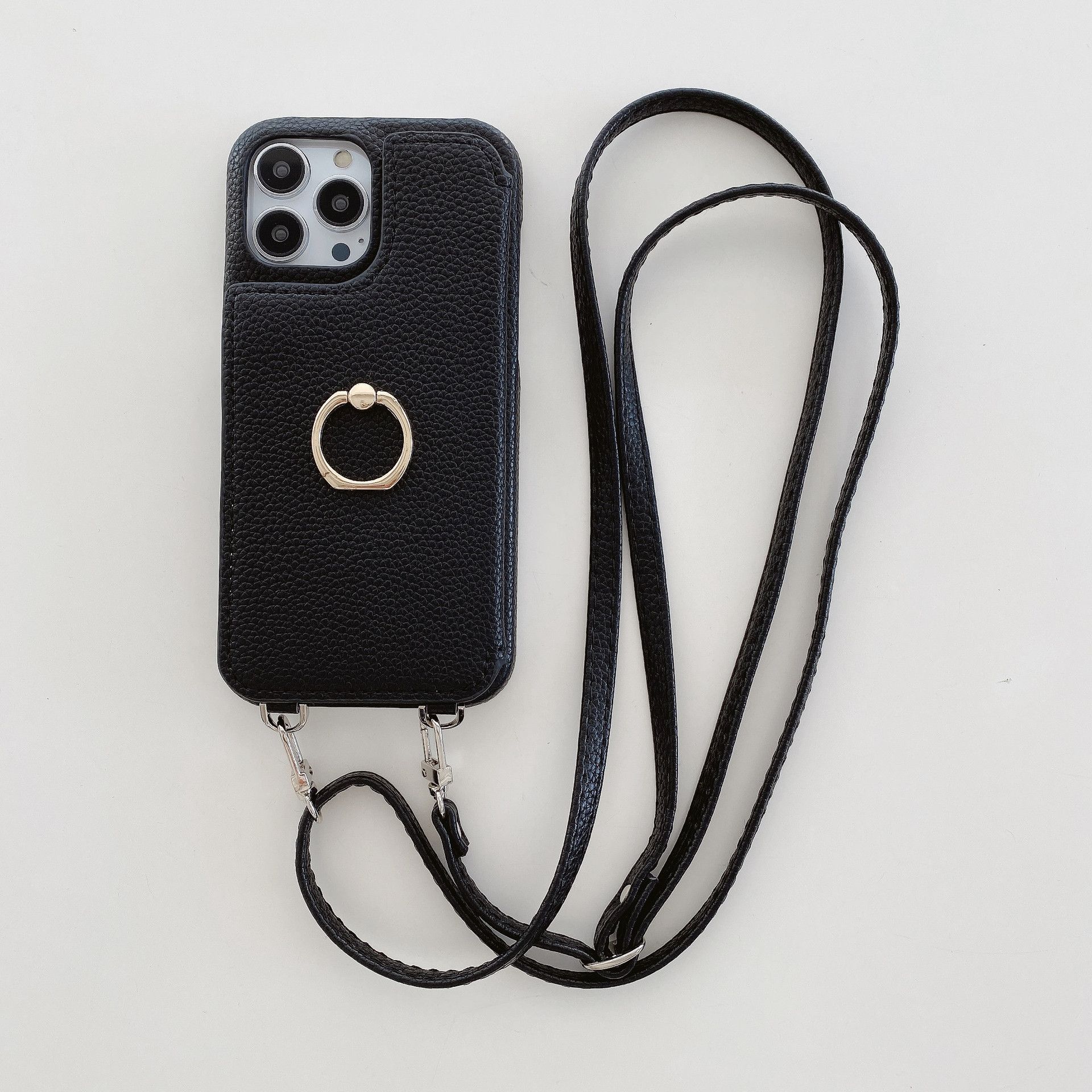 Mirror Black Lanyard