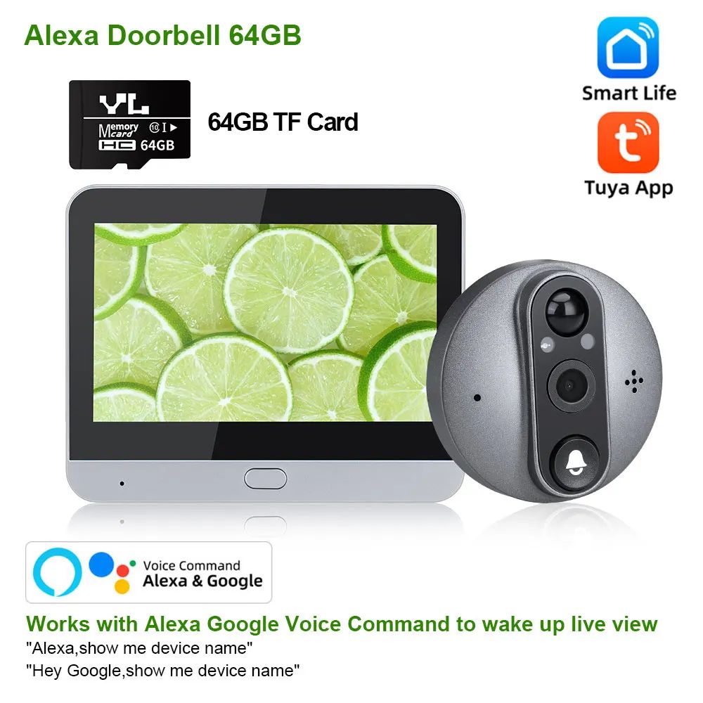 Color:Alexa Doorbell 64GB