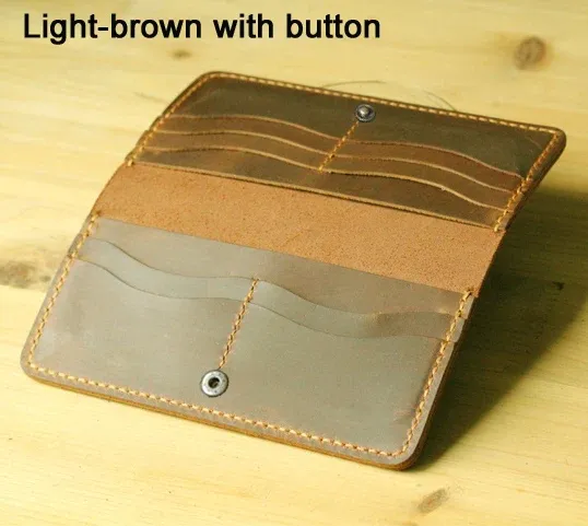 Brown with Button