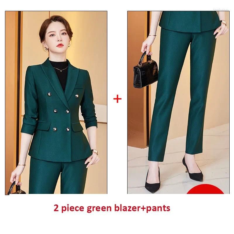 Green Blazer Pants