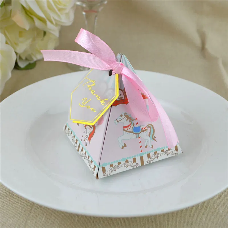 100pcs 7.2x7.2x8cm rosa