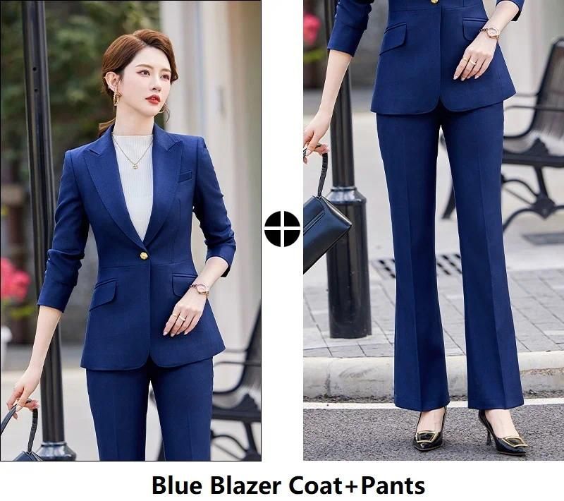 Blue Pantsuits