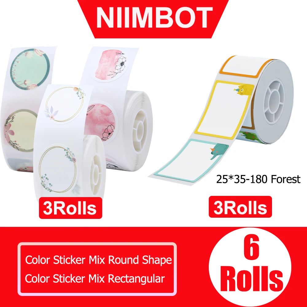 Couleur: 6ROLLS-3RC-3FOREST