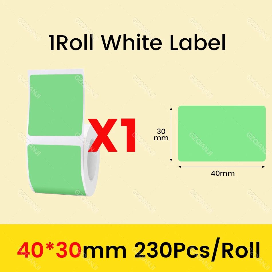 Colore: 1roll Gr40x30mm