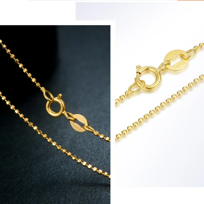 1,0 mm 40 cm 18k geel goud