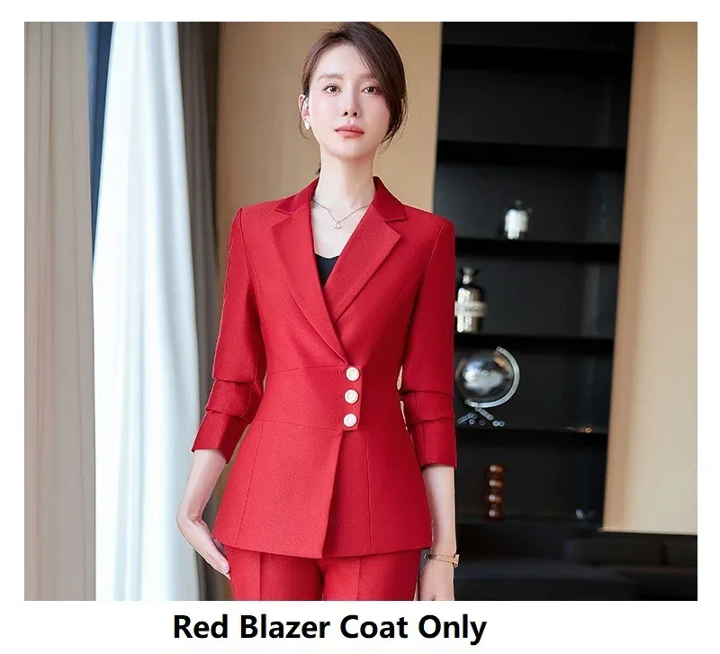 Red Blazer Coat