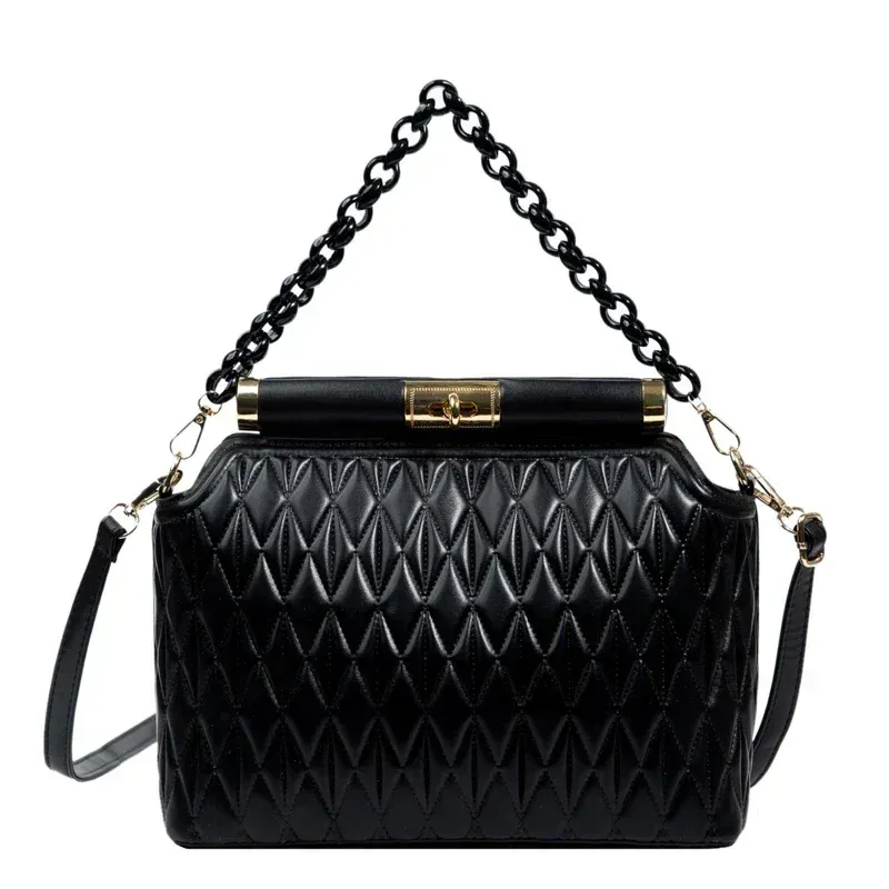 Black shoulder bag