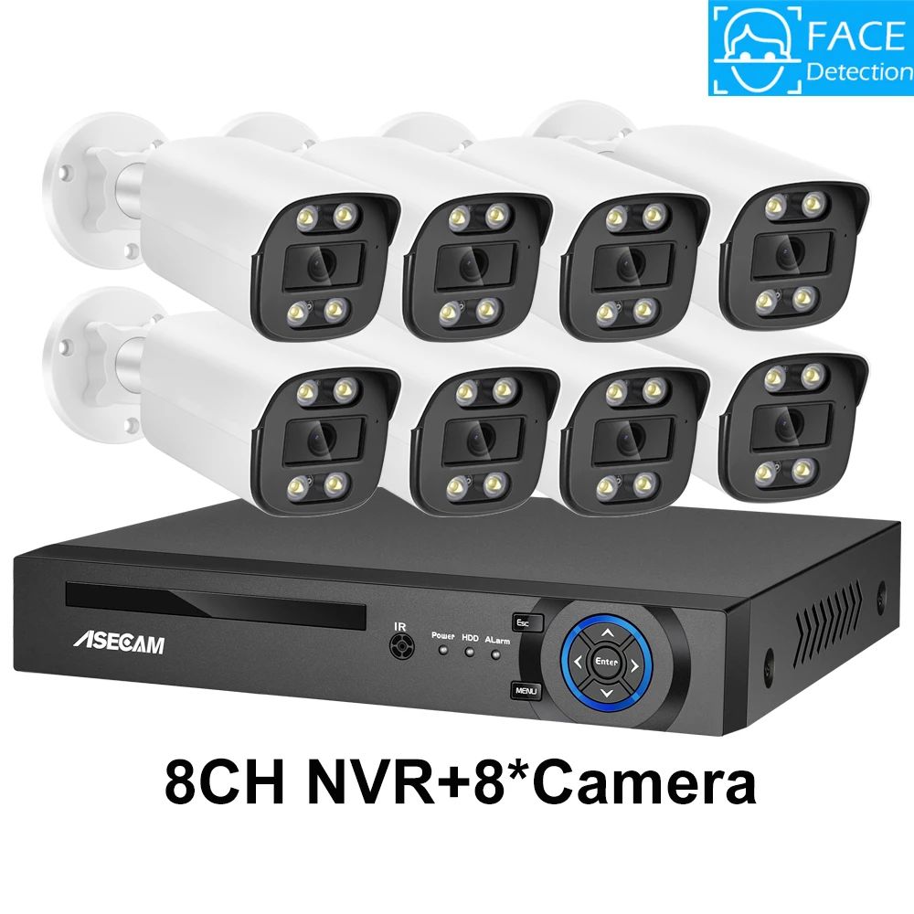 2T-8CH NVR 8 AI Camera