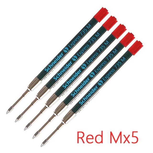 Red m 5 Pieces