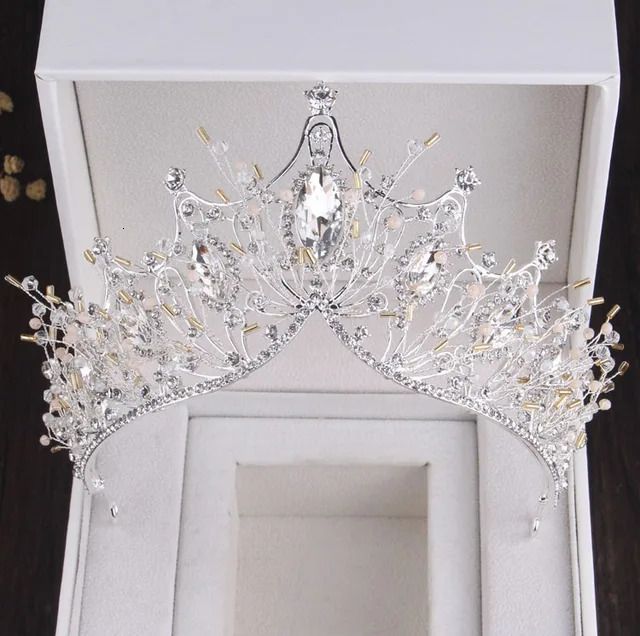 1pcs White Crown