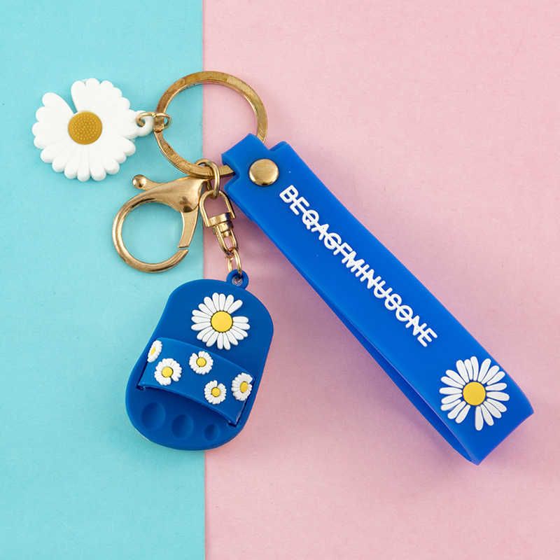 Blue Daisy Slippers