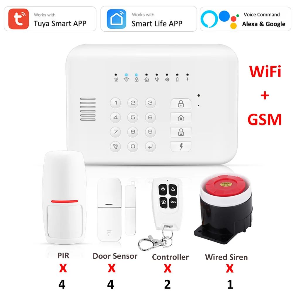 Cor: WiFi GSM Alarm 4